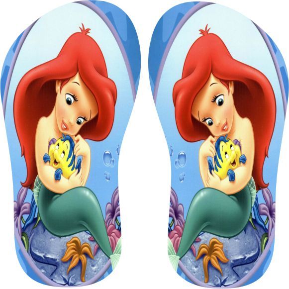 Chinelos personalizados Ariel